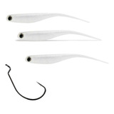 Isca Artificial Shad Minnow 10cm Monster 3x Cor New Shine