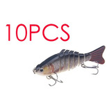 Isca De Pesca Biônica Articulada Durável De 100 Mm (10 Unida