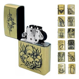 Isqueiro De Metal Vintage Premium Tipo Zippo 