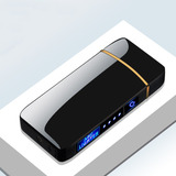 Isqueiro Elétrico Duplo Arco Plasma Usb C/ Display Mais Leve