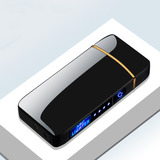 Isqueiro Elétrico Flameless Duplo Arco Plasma Usb Metal