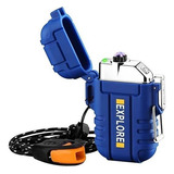 Isqueiro Eletrônico De Plasma Camuflado Bateria Carga Usb
