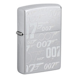 Isqueiro Zippo 007 James Bond Satin Chrome Finish 48735