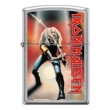 Isqueiro Zippo Iron Maiden Street Chrome Finish Lighter 5173