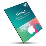 Itunes Gift Card $60 ($50+$10) -