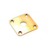 Jack Plate Quadrado Dourado Guitarra (curvo) Spirit Ljch-r