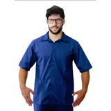 Jaleco Camisa Manga Curta C/ Botão