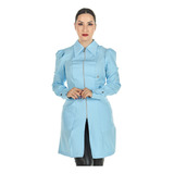 Jaleco Feminino Alfaiataria Azul Bebê