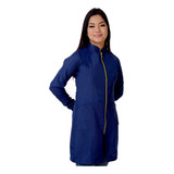 Jaleco Feminino Gabardine Gola Padre Com