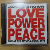 James Brown Cd Love Power Peace Lacrado Importado