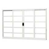 Janela De Aço De Correr 100x100cm 4 Folhas Minas Sul Mgm Wt