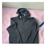 Jaqueta Asics P/corrida C/capuz Tamanho M Preto