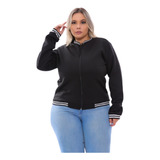 Jaqueta Bomber Plus Size Feminina Casaco