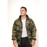Jaqueta Camuflada Grossa Moletom Sublimado Gramatura 420