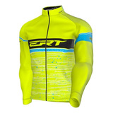 Jaqueta Casaco Ciclismo Bike Ert Pro Racing Team Azul