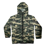 Jaqueta Corta Vento Light Infantil Camuflado Wss Diamond