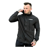 Jaqueta Corta Vento Masculina Impermeável Aspen Liso C Capuz