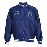 Jaqueta Corta Vento New Era Mlb Ny Yankees College Marinho