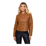 Jaqueta Couro Feminina Casaco Blusa Frio Courino Sintético