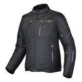 Jaqueta De Motoqueiro Feminina X11 Iron 3 Moto Preto