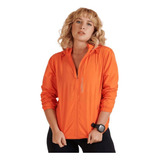 Jaqueta Feminina Corta Vento Ziper Capuz Lupo Windbreak