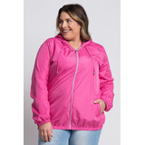 Jaqueta Feminina Plus Size Corta Vento Sem Forro - Serena