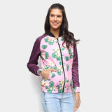 Jaqueta Florida Bomber New Era Feminina Track Floral 