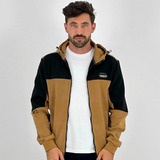 Jaqueta Gangster Suede Com Capuz Masculina