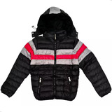 Jaqueta Infantil Casaco Puffer Inverno Menino Quente C/capuz