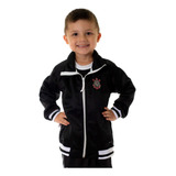 Jaqueta Infantil Corinthians Blusa De Frio Flanelada Oficial