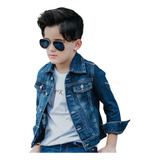 Jaqueta Jeans Infantil Bebê Menino Estilo Homenzinho