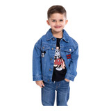 Jaqueta Jeans Infantil Disney Junior Mickey