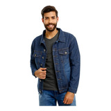 Jaqueta Jeans Masculina Premium Com Bolso - Várias Cores