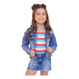 Jaqueta Jeans Tradicional -  Menina