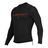 Jaqueta Manga Longa Mormaii 1mm Flexxxa Pro Preto Laranja