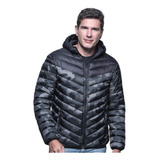 Jaqueta Masculina Bobojaco Camuflado Matelassê Capuz 
