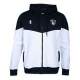 Jaqueta Masculina Moletom New Era Nba Brooklyn Nets World 