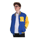 Jaqueta Moletom Riverdale Unissex College Bordado Blusa