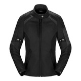 Jaqueta Moto Verao Feminina Spidi Tek Net Lady Preto