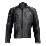 Jaqueta Motociclista Texx Storm Couro Harley Davidson Queiro