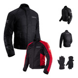 Jaqueta Motoqueiro Texx Impermeavel Strike Ronin + Balaclava