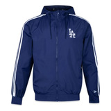 Jaqueta New Era Corta Vento Los Angeles Dodgers Hiphop Azul