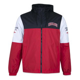 Jaqueta New Era Corta Vento Nba Chicago Bulls Com Capuz