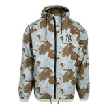 Jaqueta New Era Mlb Ny Yankees Corta Vento Desert Camo
