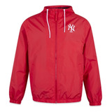 Jaqueta New Era Mlb Ny Yankees Corta Vento Vermelho
