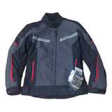 Jaqueta One 2 Feminina Preto/cinza/vermelho X11