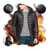 Jaqueta Puffer Bobojaco Corta Vento C/ Bolso Capuz