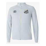 Jaqueta Santos Umbro Hino 2023 Cinza Masculino Oficial