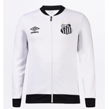 Jaqueta Umbro Santos Hino 2020 Masculina - Branco E Preto