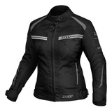 Jaqueta X11 One 2 Feminina Impermeável Preta - Motociclista